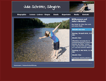 Tablet Screenshot of julia-schroeter-singt.de